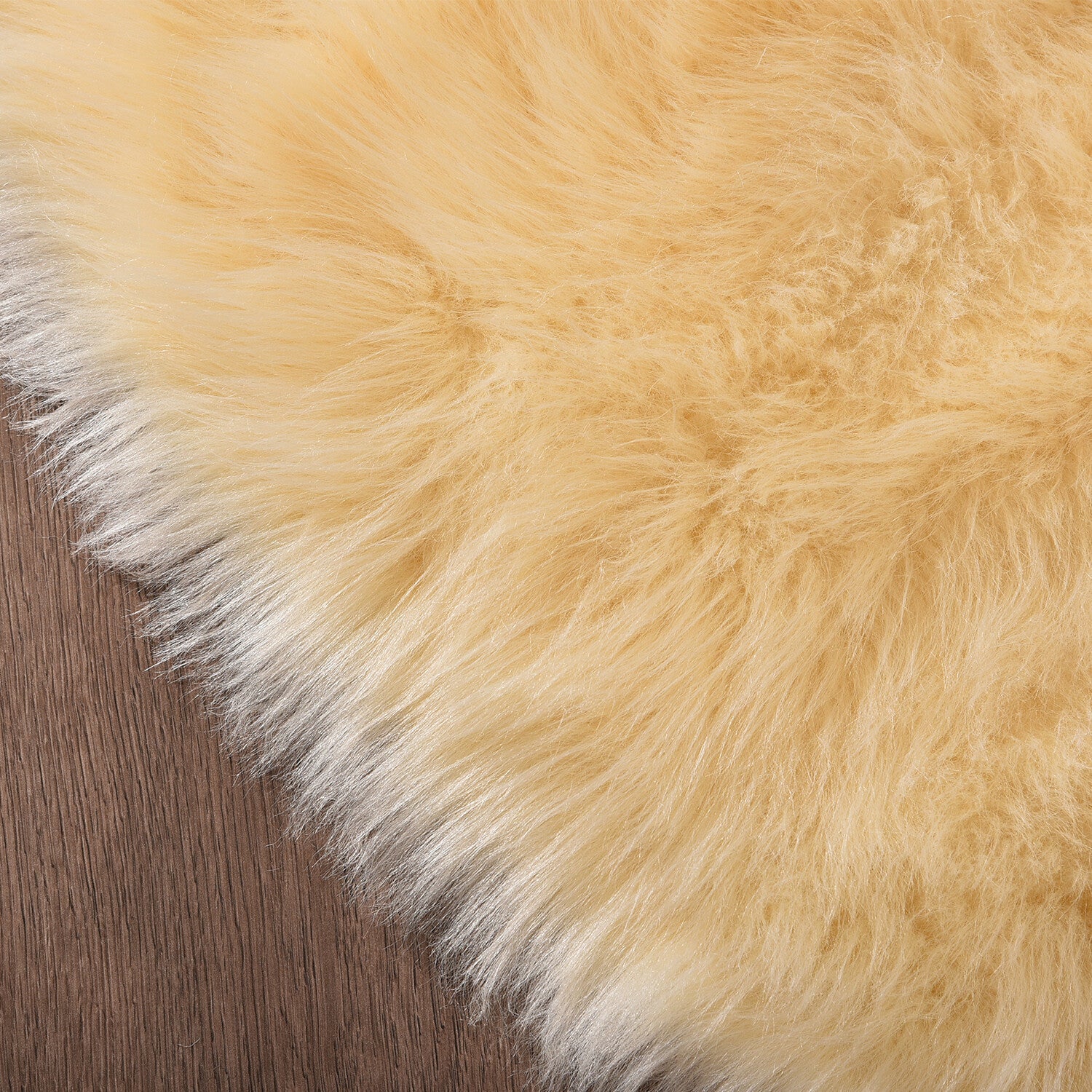 Faux Fur Sheepskin Fluffy Area Rugs round Shaggy Carpet for Bedroom Living Room