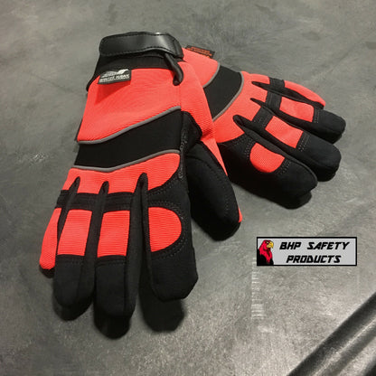 Majestic 2145 Winter Hawk Armorskin Insulated Mechanics Work Gloves, Waterproof