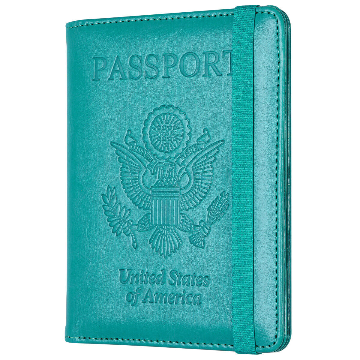 RFID Blocking Leather Passport Holder – Slim Wallet Cover with Card Slots for Men & Women | Airport Must-Have Organizer Travel Essentials