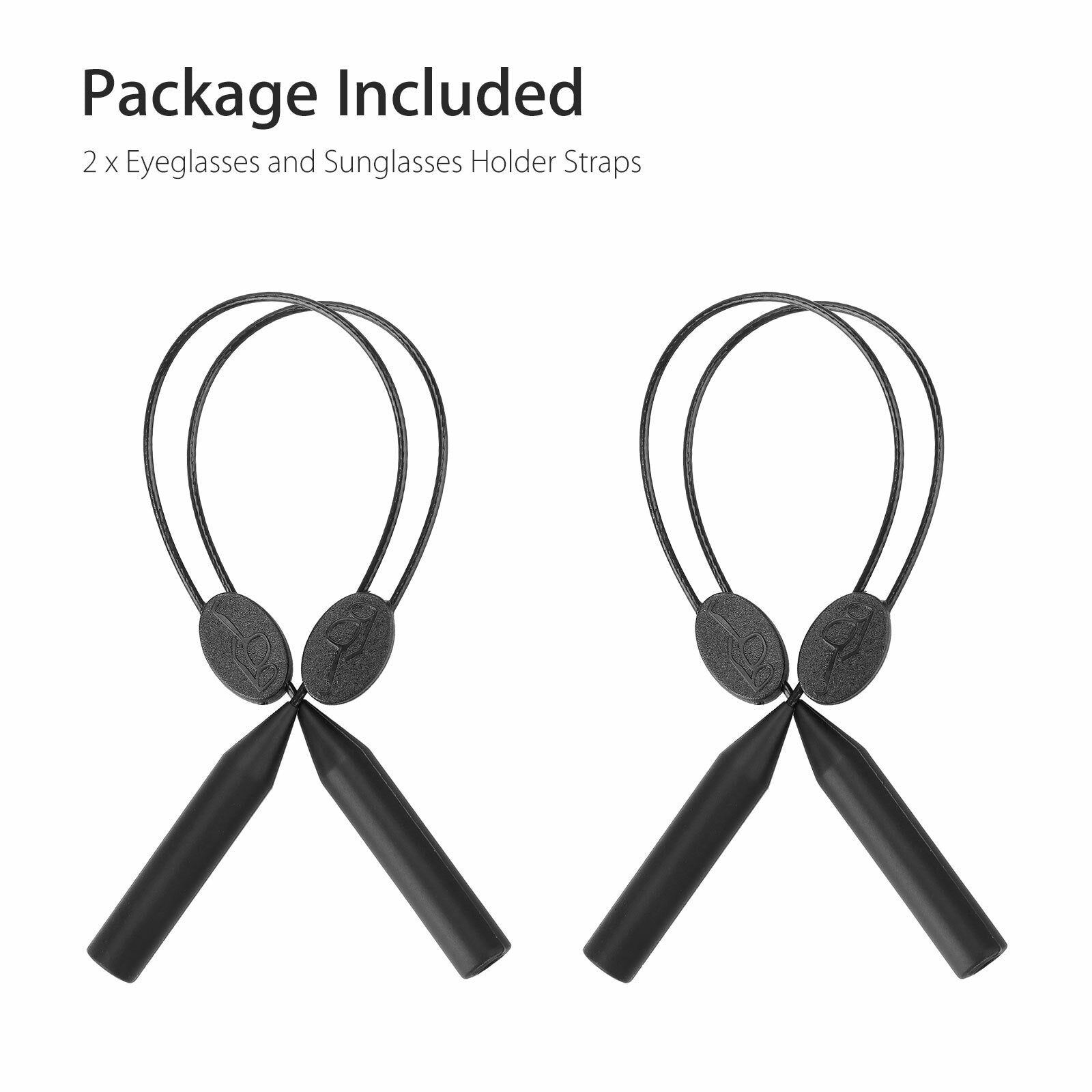 2X Glasses Strap Neck Cord Sports Eyeglasses Band Sunglasses Rope String Holder