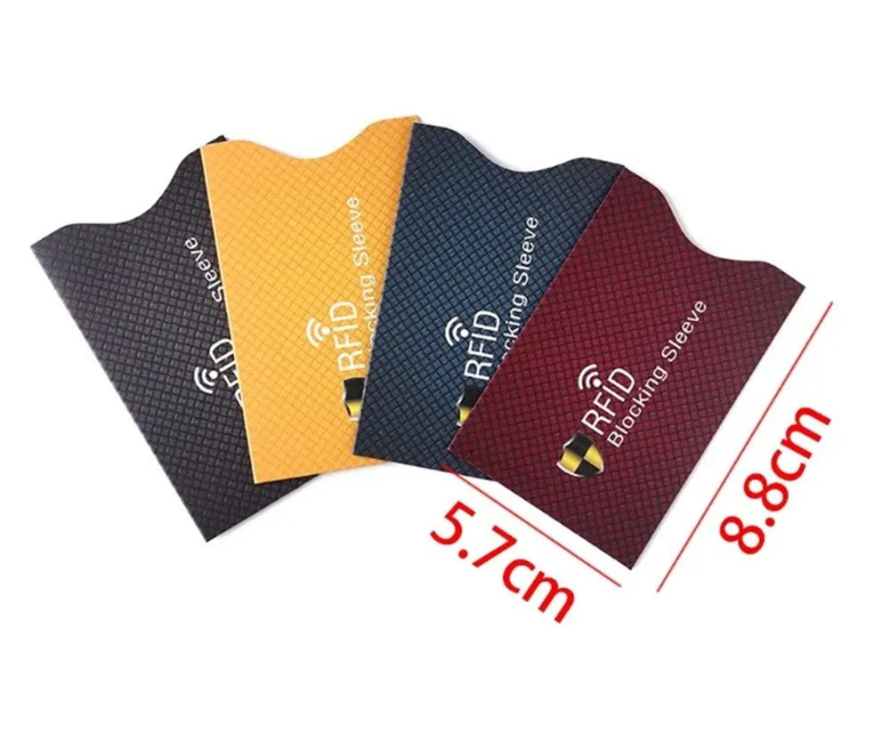 15 RFID Blocking Sleeves – Credit Card Protectors Theft-Resistan