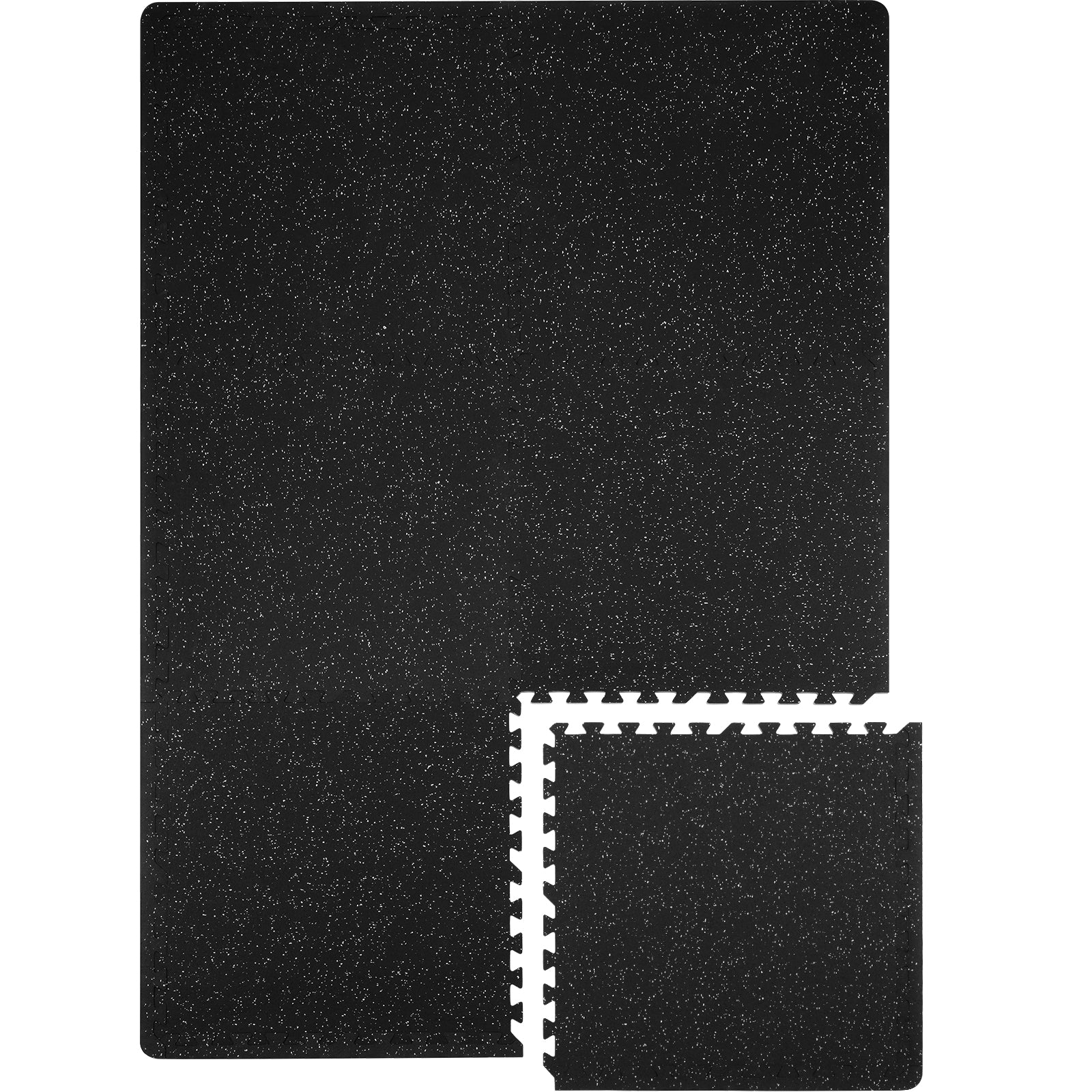 6/12/25 Pack Exercise Floor Mat Interlocking Tiles Foam W/ 24 X24 X 0.5''