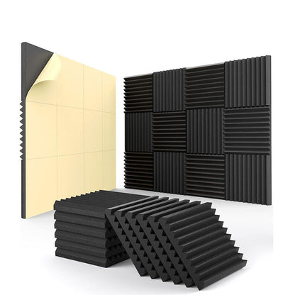 Foam Home, Premium Acoustic Foam Panels - Soundproofing, Noise Reduction & Easy Install | Studio, Home, & Office