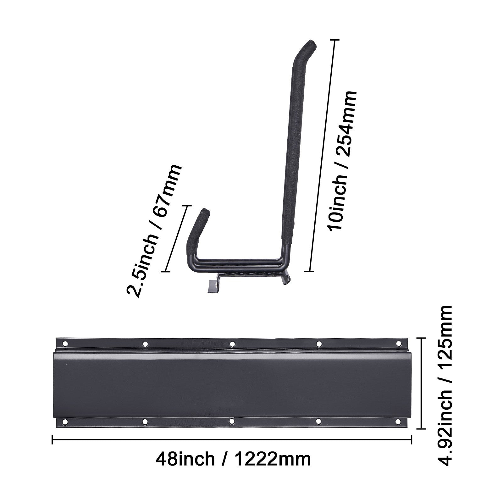 Garage Tool Organizer Storage Rack Holder Wall Mounted Heavy Duty 800 Lbs