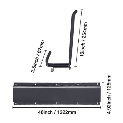Garage Tool Organizer Storage Rack Holder Wall Mounted Heavy Duty 800 Lbs