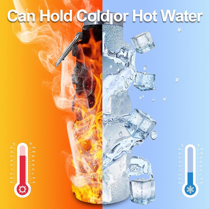 Collapsible Water Bottle,Bpa Free Silicone Reusable Foldable Travel Water Bottle