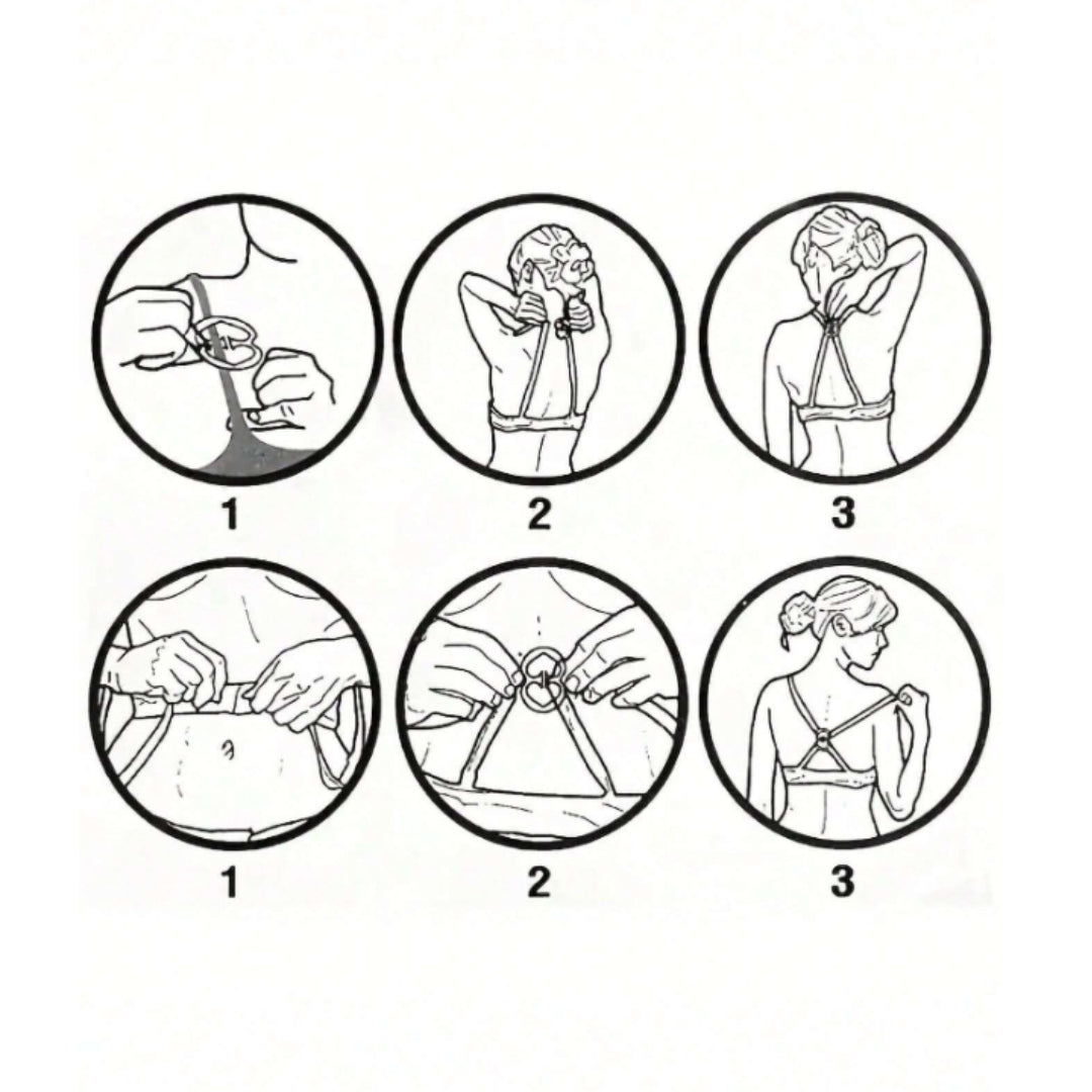 4 Piezas Mujeres Sujetador Correa Soporte Clips Para Espalda Corredora Antideslizante Sujetador Cruzado Espalda Clips