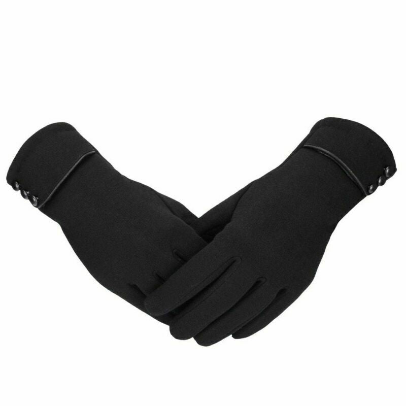 Women’s Warm Cashmere Touchscreen Gloves – Thick, Soft Winter Fleece Gloves for Texting, Typing, Cycling, Stylish Gift for Ladies