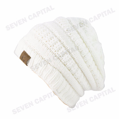 Women'S Men Knit Slouchy Baggy Beanie Oversize Winter Hat Ski Fleece Slouchy Cap