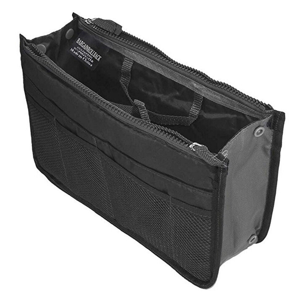 Women's Travel Purse Organizer Insert – Multi-Pocket Tote Handbag Liner for Easy Bag Swap, Lightweight Storage for Essentials, Makeup & Accessories