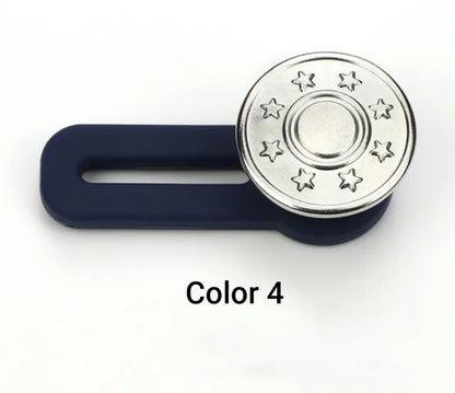 4PCS Expander Button Pants Waist Extender Metal Adjustable Retractable for Jeans