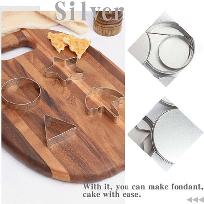 Cookies Cutter Candy Biscuit Mold – DIY Baking Tools for Cakes, Chocolates & Snacks | Stainless Steel, Easy to Use & Clean | Perfect Gift Idea