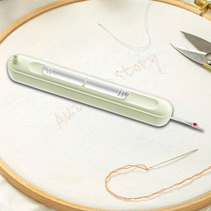 2 in 1 Needle Threader Seam Ripper Double-End Sewing Tool DIY Cross Stitch Craft