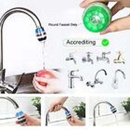 TikTok Viral Faucet Water Filter  | 3-Pack Tap Purifier | Easy Install | Kitchen Sink Filter for Clean Water | Mounts on Most Faucets | BPA-Free