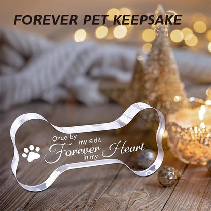 Pet Lover Pet Memorial Ornament Remembrance Gifts: Loss of Dog Cat Sympathy Gift Crystal B