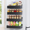 4-Pack Magnetic Spice Rack – Space-Saving Storage Shelf for Fridge, Oven or Wall | Aesthetic Pantry & Organization Small Kitchen Hack