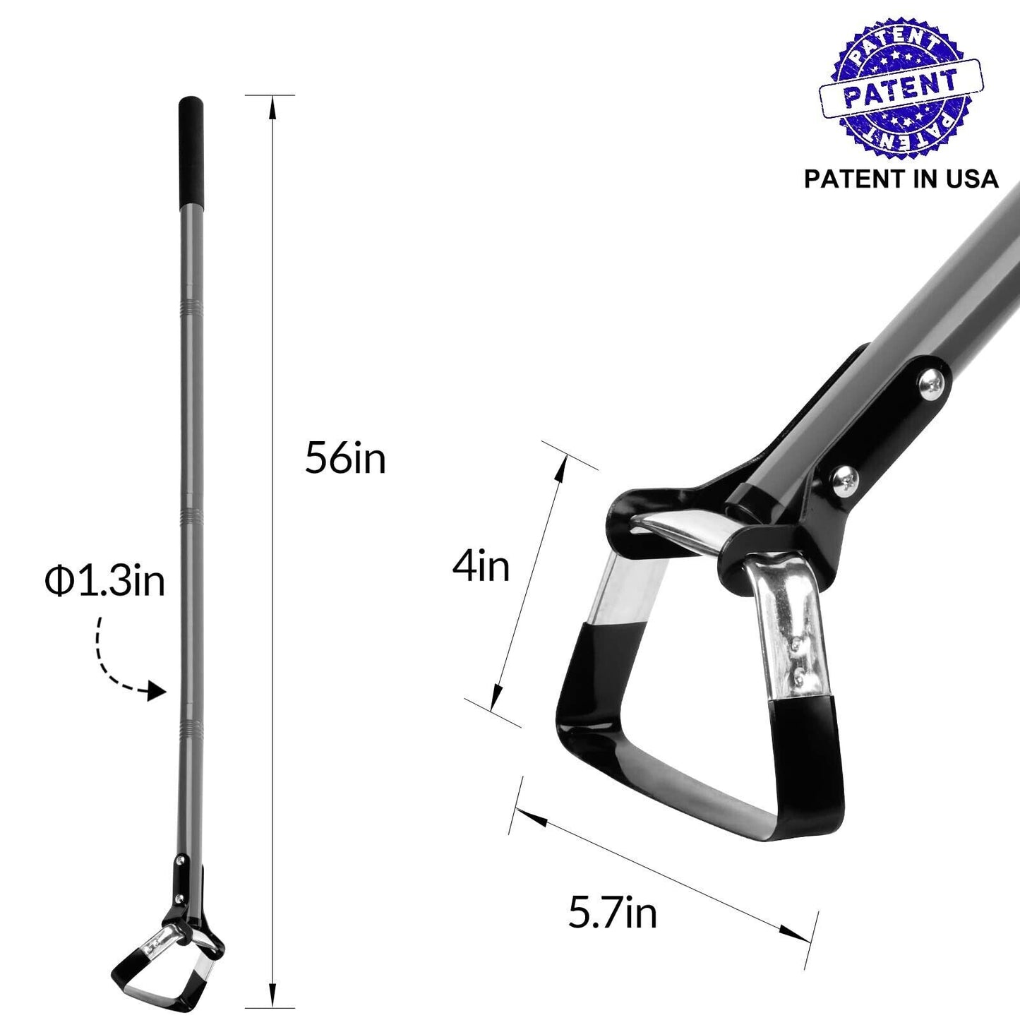 Walensee Action Hoe for Weeding Stirrup Hoe Tools for Garden Hula-Ho with Adj...
