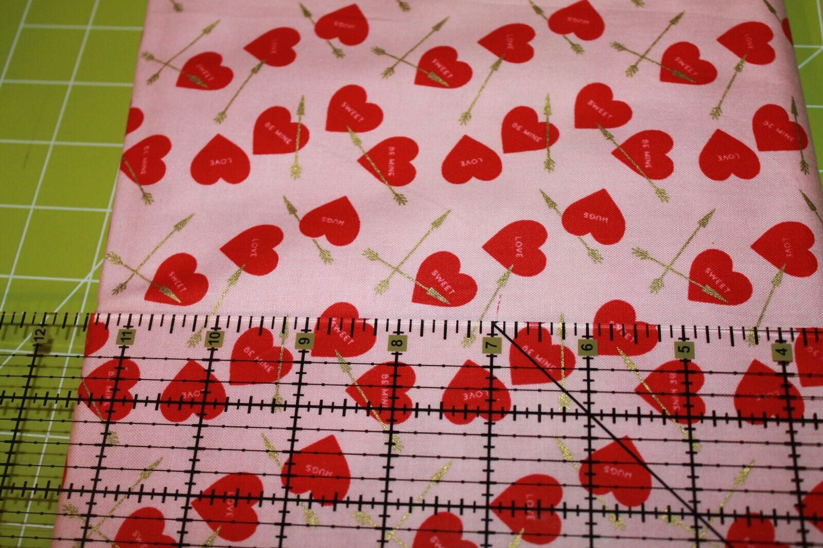 Sweetheart Valentine Quilt Fabric by My Mind’s Eye for Riley Blake - 43” Wide, 1-Yard Continuous Cuts, Perfect for Sewing, Crafts & DIY Projects