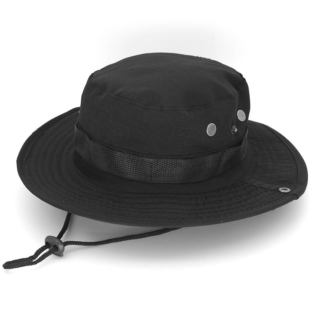 Boonie Bucket Hats Outdoor Fishing Hunting Wide Brim Mesh Camo Safari Sun Cap