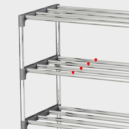 Book Cabinet Rack 4-Tier Bookcase Shelving Storage Organizer Bookshelf Stand