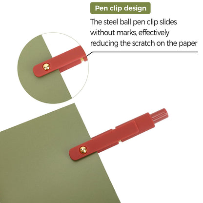 Gel Pens 12 Pcs 0.5Mm Quick Dry Black Ink Pens Fine Point Smooth Writing Pens...