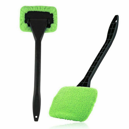 Microfiber Windshield Clean Car Auto Wiper Cleaner Glass Window Tool Brush Kit