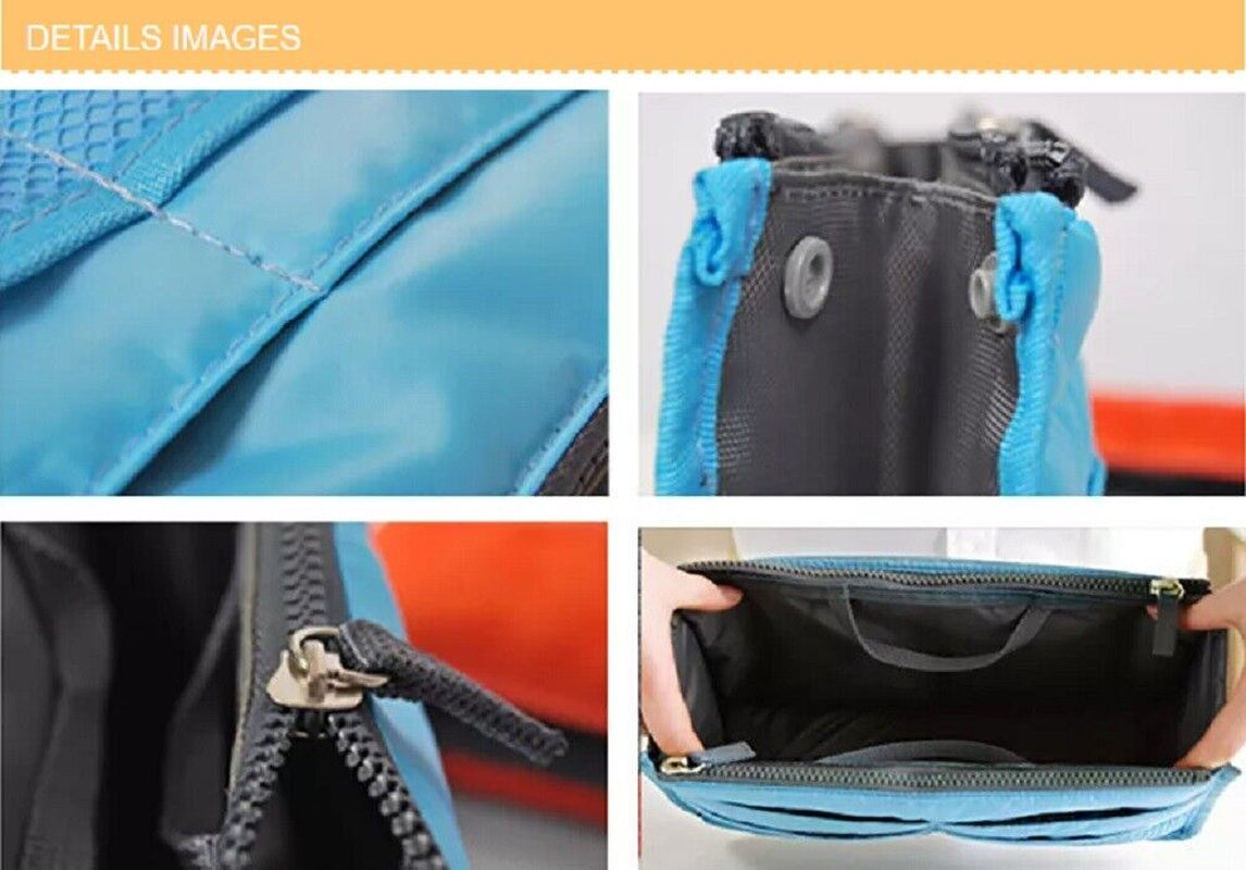 Women's Travel Purse Organizer Insert – Multi-Pocket Tote Handbag Liner for Easy Bag Swap, Lightweight Storage for Essentials, Makeup & Accessories