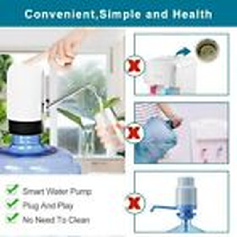 Water Bottle Switch Pump Electric Automatic Universal Dispenser 5 Gallon USB