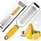 Stainless Steel Cheese & Citrus Zester – Premium Lemon Grater Kitchen Tool