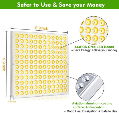 Grow Light RW750 Full Spectrum LED for Indoor Plant Growth 3X3 Ft Coverage Area