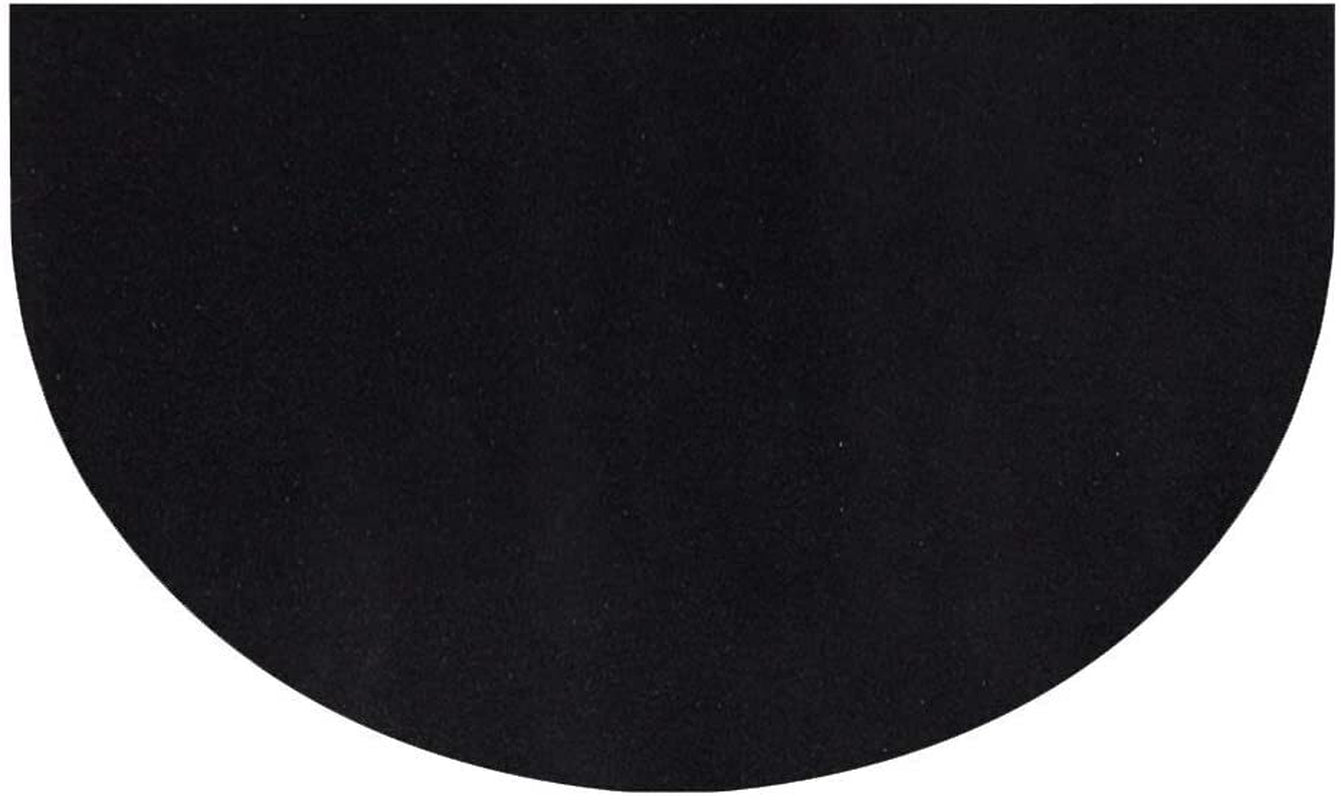 Half round Rubber Door Mat, Decorative Indoor Outdoor Non Slip Front Door Mat