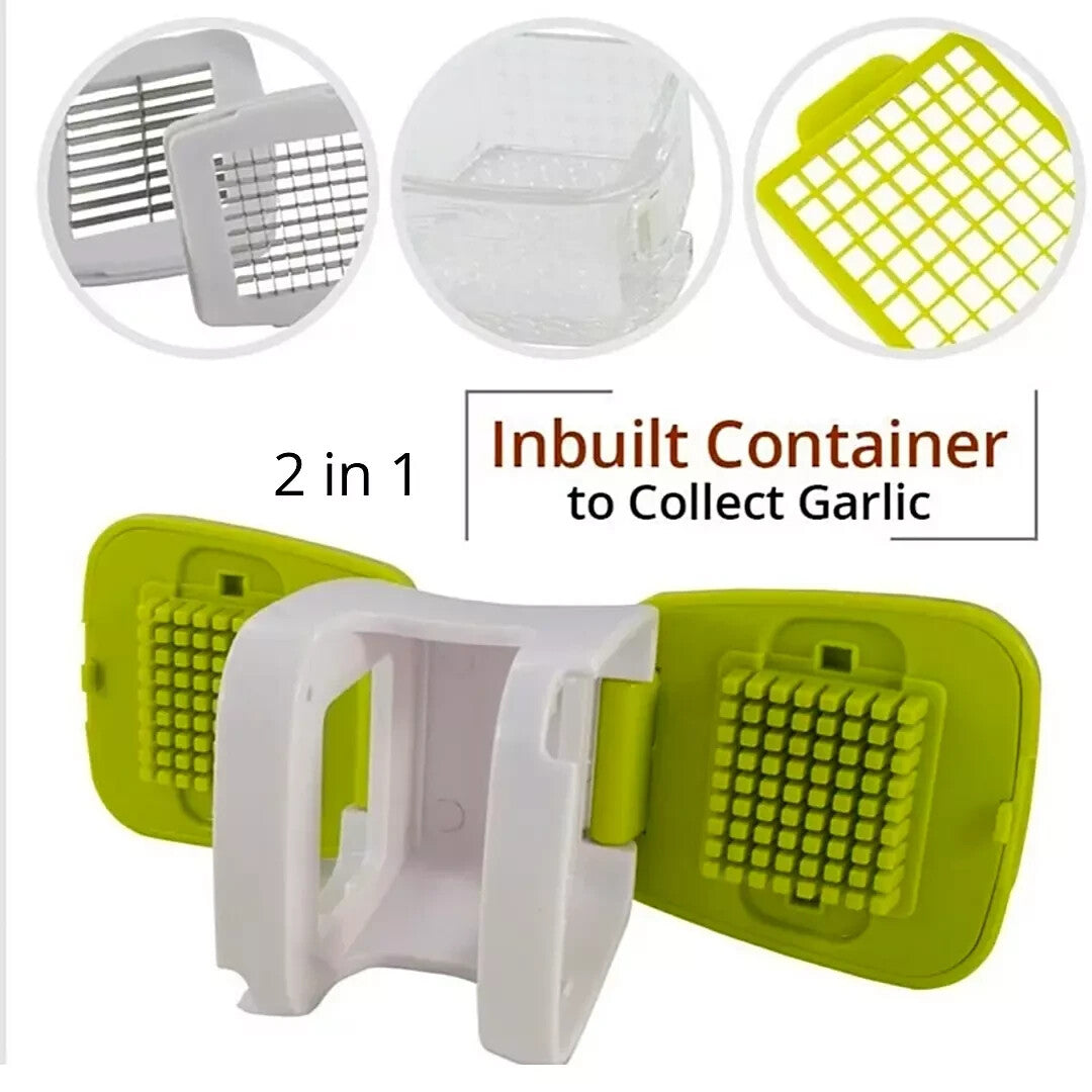 Garlic Press Chopper Slicer Hand Presser Grinder Crusher Home Kitchen Tools