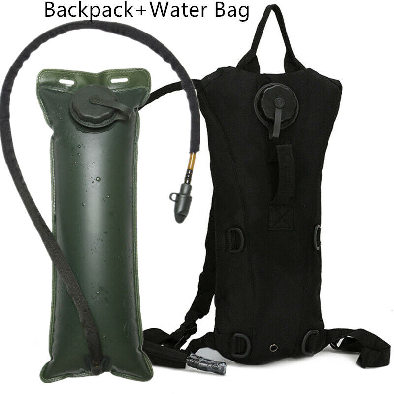 3L Water Bladder Bag Hydration Backpack Pack Hiking Camping Cycling Outdoor USA