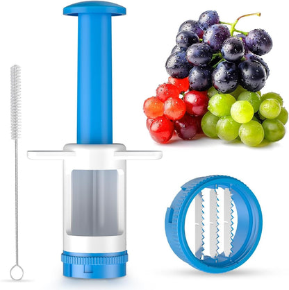 Grape Cutter, Fruit Slicer and Veggie Divider with Stainless Steel Blades