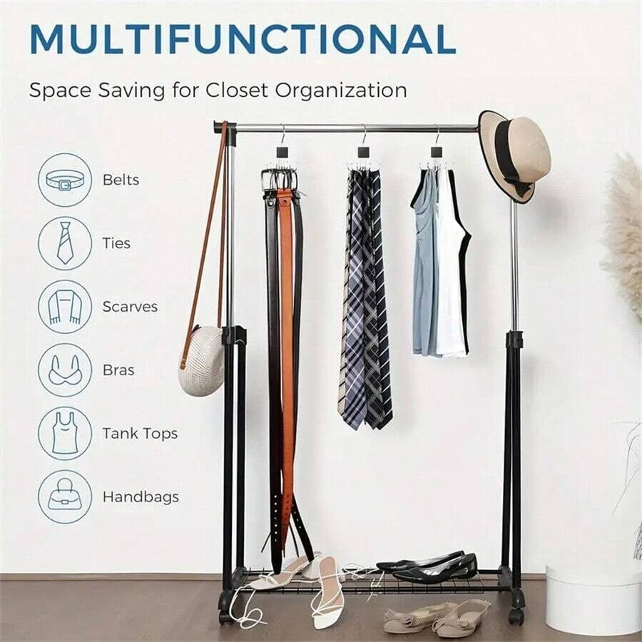 1 Pc Hanger Belt Organizer Rack Space Saving Closet Organizer Hooks for Home New