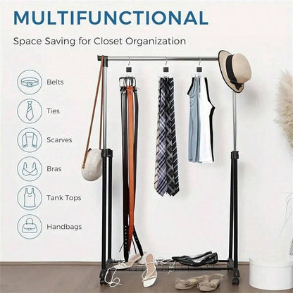 1 Pc Hanger Belt Organizer Rack Space Saving Closet Organizer Hooks for Home New