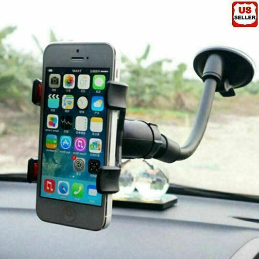 360° Car Windshield Mount Cradle Holder Stand for Mobile Cell Phone GPS Iphone X