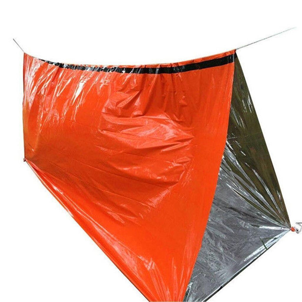 Camping Thermal Sleeping Bag Emergency Survival Hiking Blanket Gear Kit Outdoor
