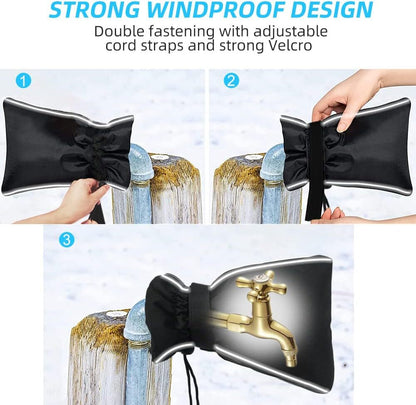 Winter Antifreeze Faucet Covers Outdoor Faucet Tap Protective Cover Waterproof