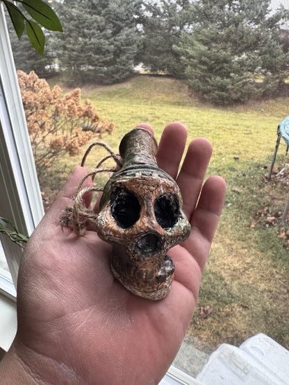 aztec death whistle, Mexican Death Whistle - Authentic Aztec Skull Whistle, Super Loud & Scary Sound, Handmade Ceramic Mayan War Whistle for Pranks