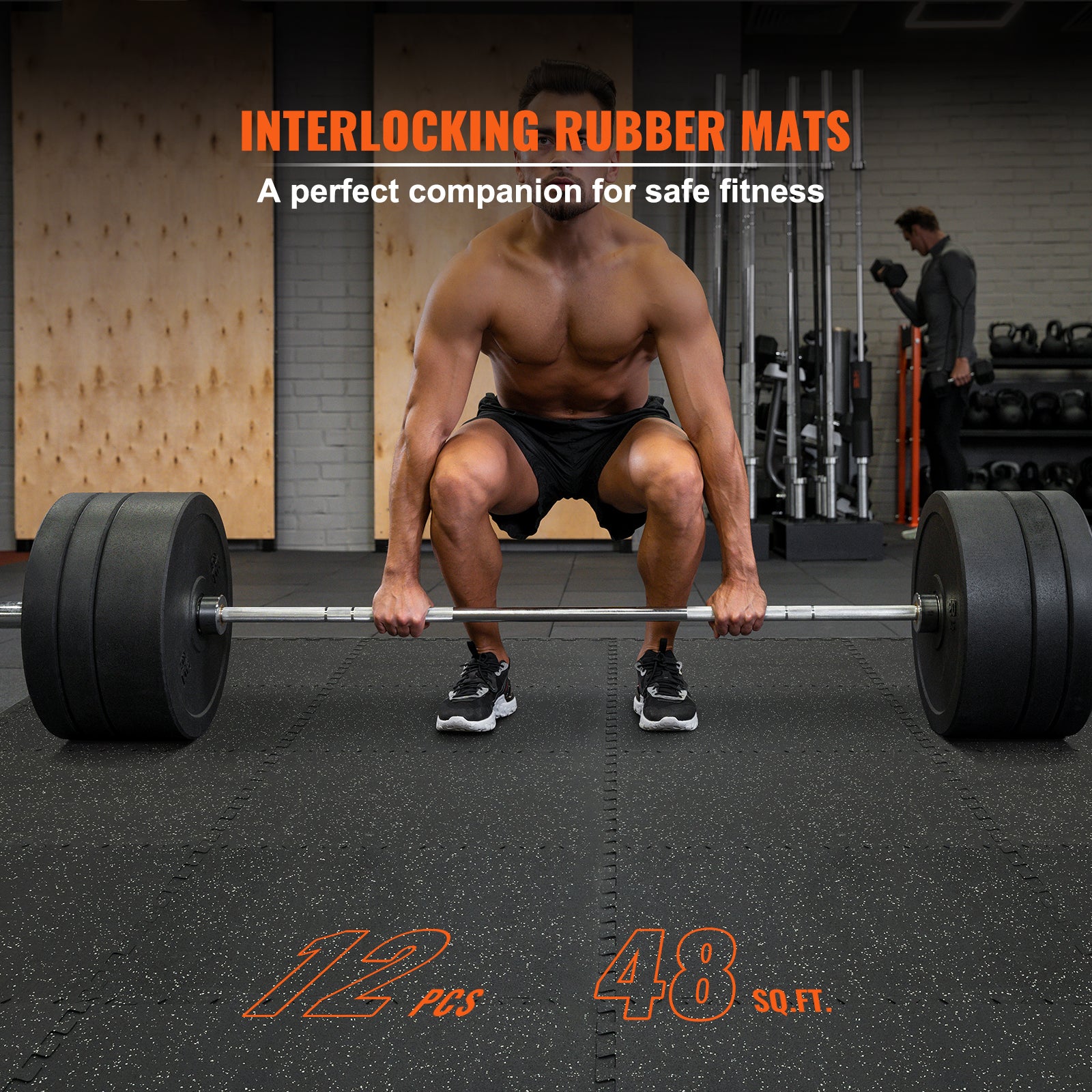 6/12/25 Pack Exercise Floor Mat Interlocking Tiles Foam W/ 24 X24 X 0.5''