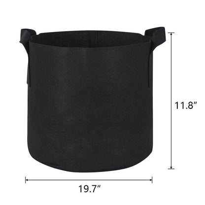 Plant Grow Bags | 5/10pcs 1-30 Gallon Thickened Nonwoven Fabric Pots | Durable & Breathable Containers for Gardening, Vegetables & Flowers