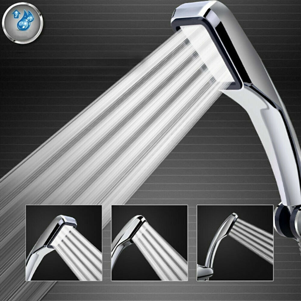 300 Holes High Turbo Pressure Bathroom Shower Head Powerful Water Saving Filte