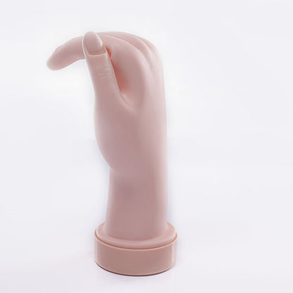 Nail Art Training Hand – Flexible & Movable Fake Hand for Manicure Practice, Perfect Nail Tech Tool for Acrylic, Gel & DIY Nail Designs!