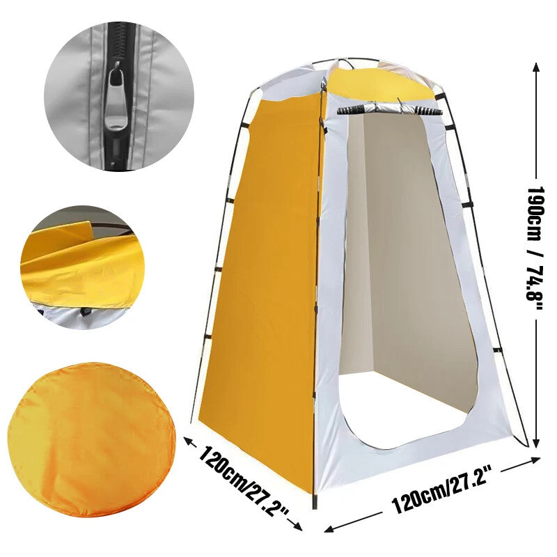 Pop up Shower Tent Outdoor Camp Tent Privacy Shower Toilet Changing Hiking