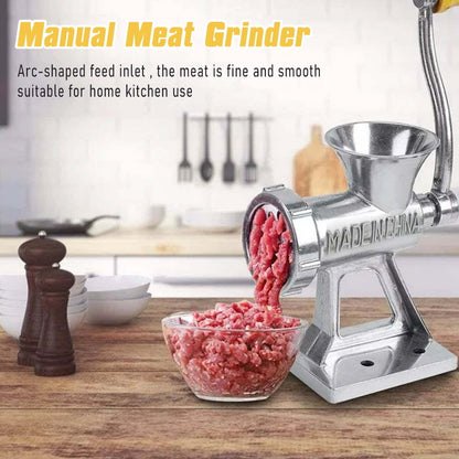 Heavy Duty Meat Grinder Mincer Stuffer Manual Sausage Filler Sauce Maker Machine