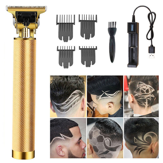 Barber Essential: Professional Cordless Hair Clippers & Beard Trimmer – Precision Shaver for Fades, Line-Ups & Home Cuts | TikTok Grooming Find