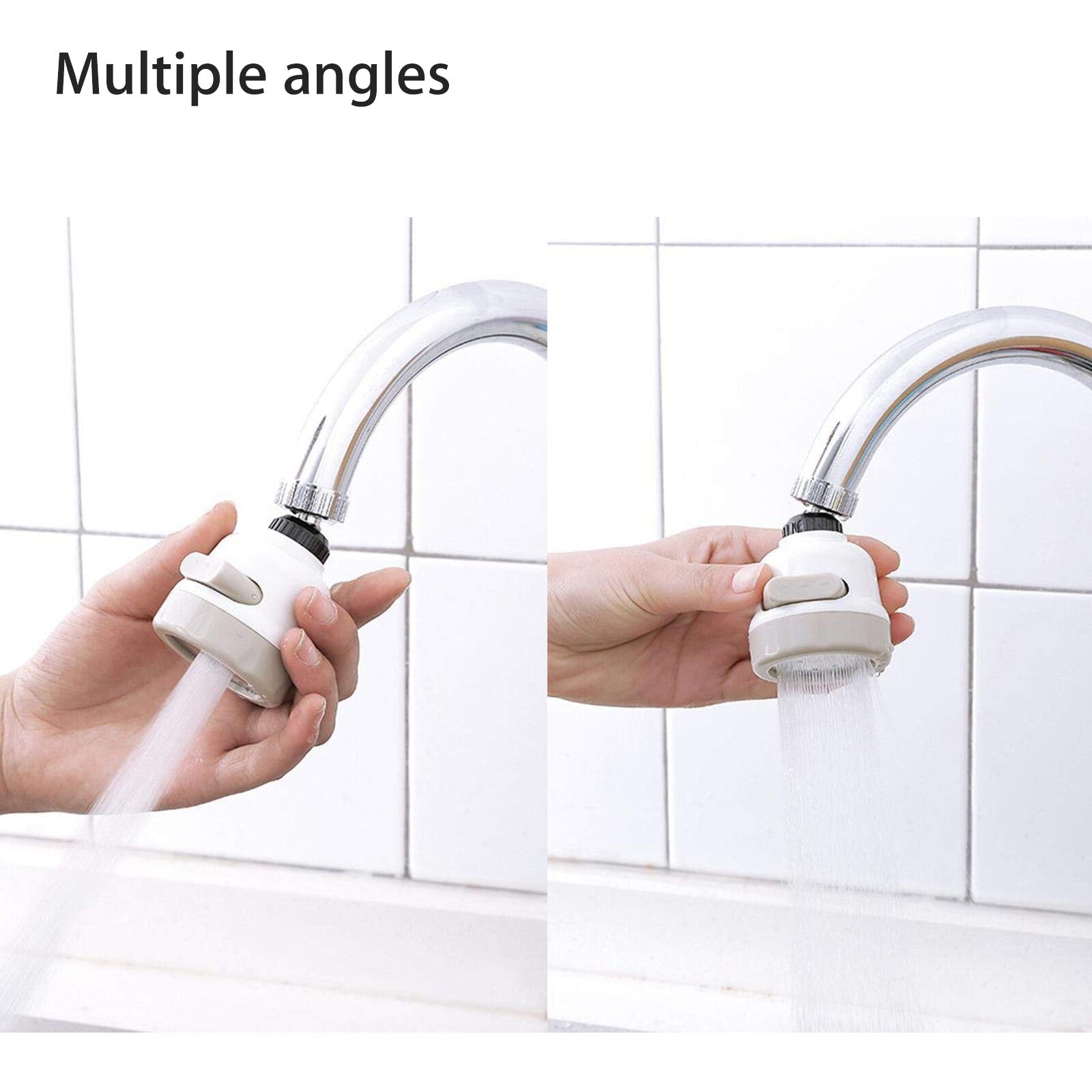 Faucet Water Filter System Kitchen Sink Bathroom Tap 360° Rotating 3 Spray Modes