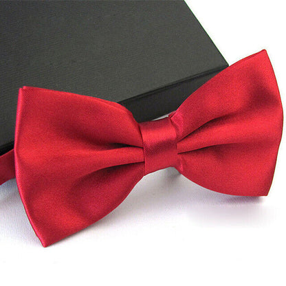 Mens Bow Tie Pre-Tied Adjustable Tuxedo Bowtie for Wedding Prom Suit | Fashion Novelty Necktie | Formal Wear Accessory | Gift for Him