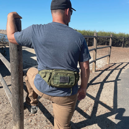 Tactical Concealed Carry Fanny Pack Holster Pouch Pistol Waist Gun Bag Belt